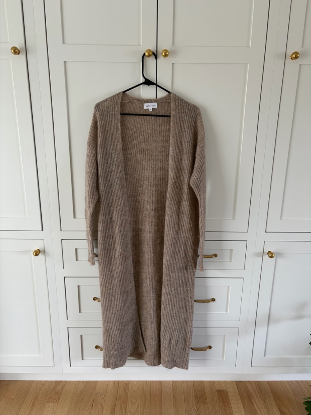 Bella Dahl Long Open-Front Ribbed Cardigan- Never Worn!